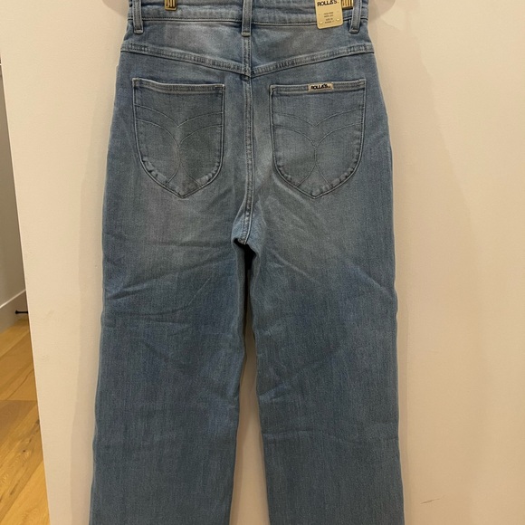 ROLLA'S High Waisted Wide Leg Sailor Jeans - Picture 3 of 6